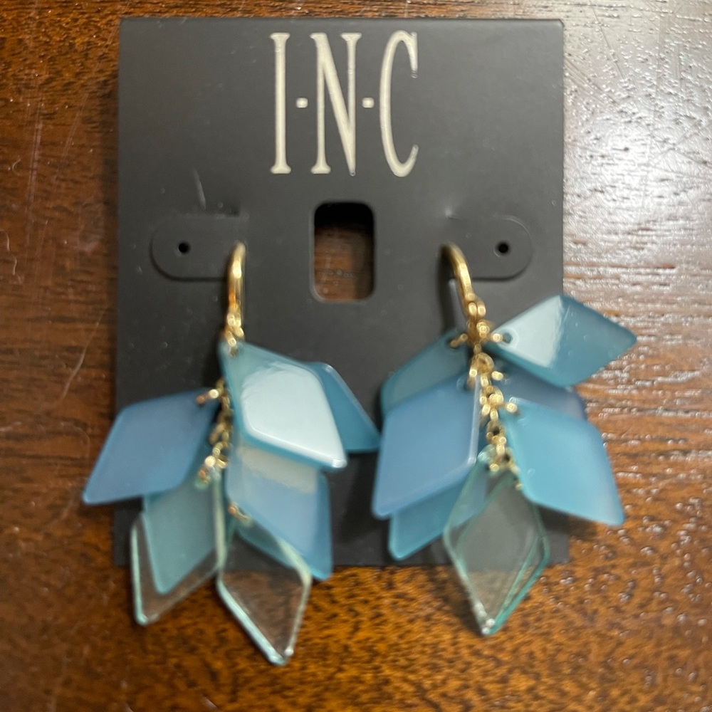 Blue Gem Earring
